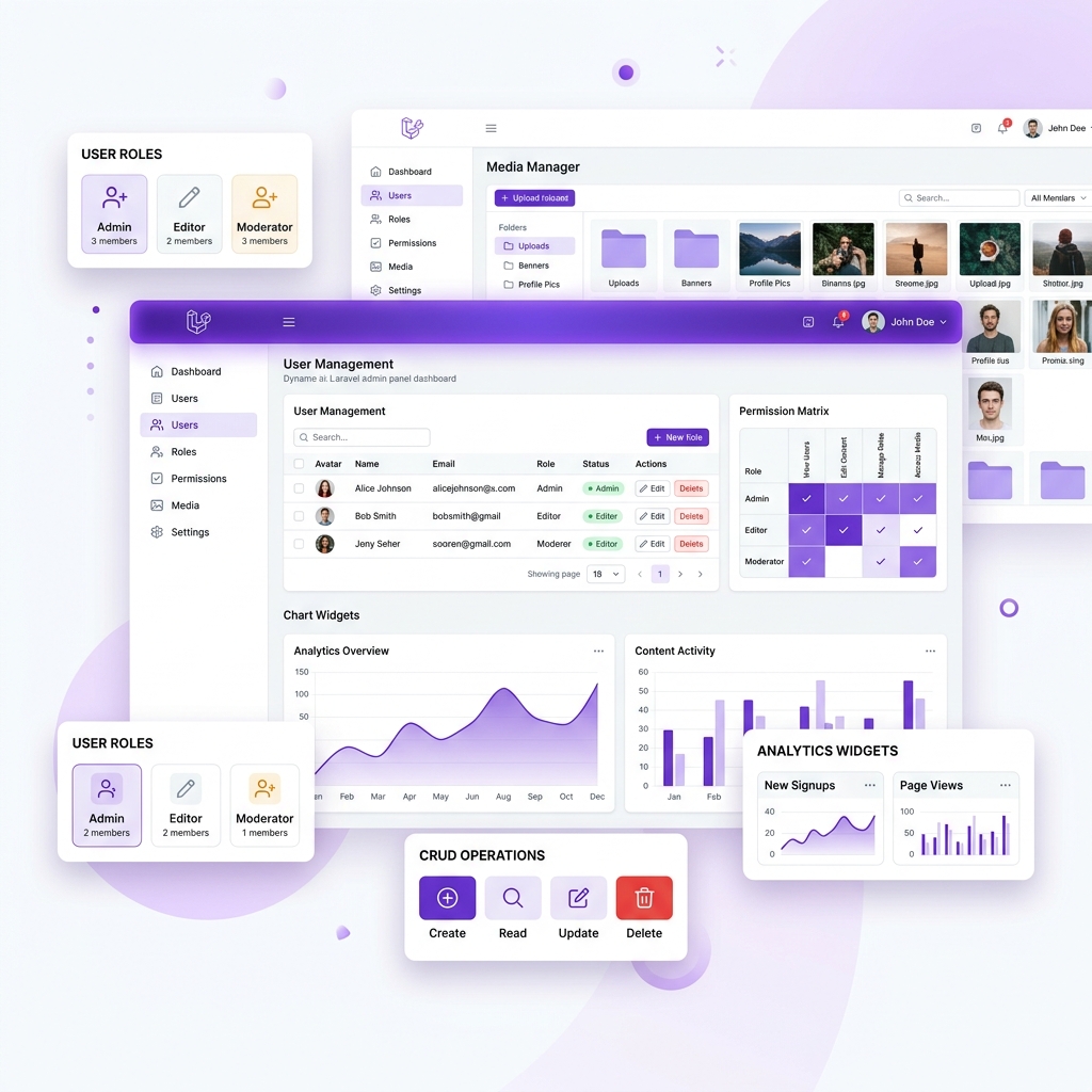 Laravel Admin Panel Development — LaravelOps